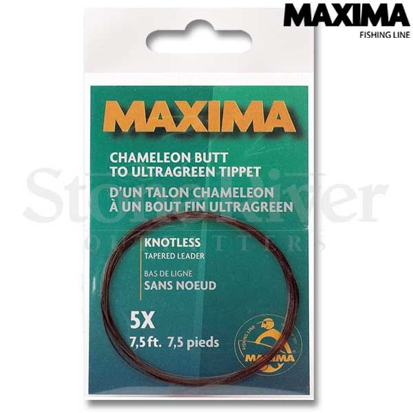 Maxima Knotless Tapered Leader, 4.5-lb Test, 9-ft
