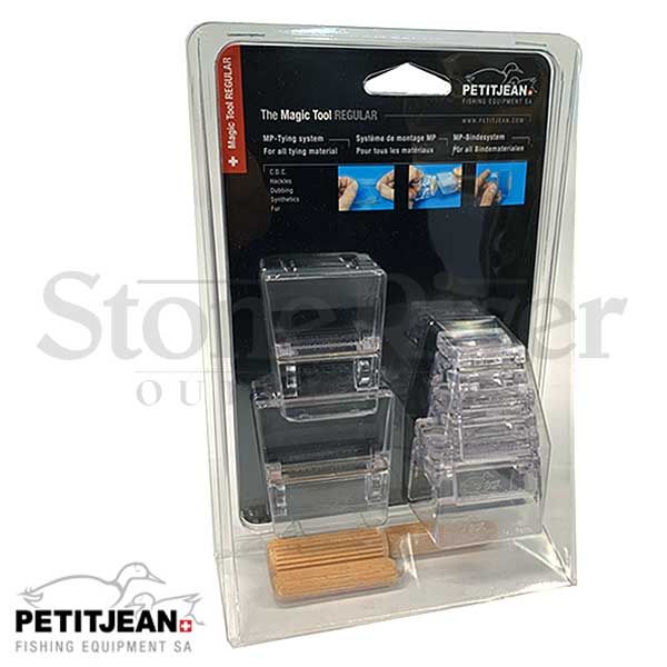 COLLECTION OF MARC PETIJEAN FLY TYING TOOL SET + ACCESSORIES