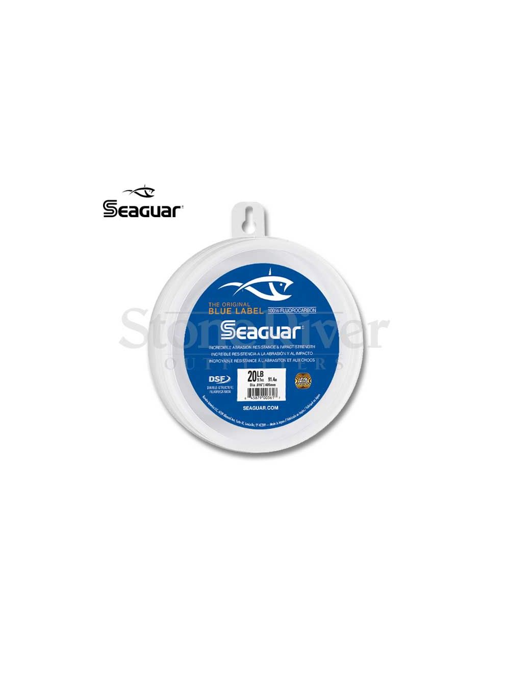 Seaguar Blue Label Fluorocarbon Leader Line (25, 50, 100yd)