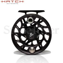 Hatch Iconic 11 Plus Fly Reel Clear/Red / Large Arbor